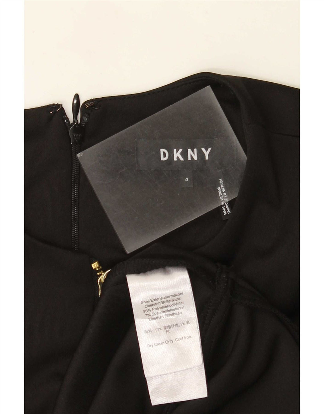 Rochie A-Line Dkny pentru femei US 4 Small Poliester negru