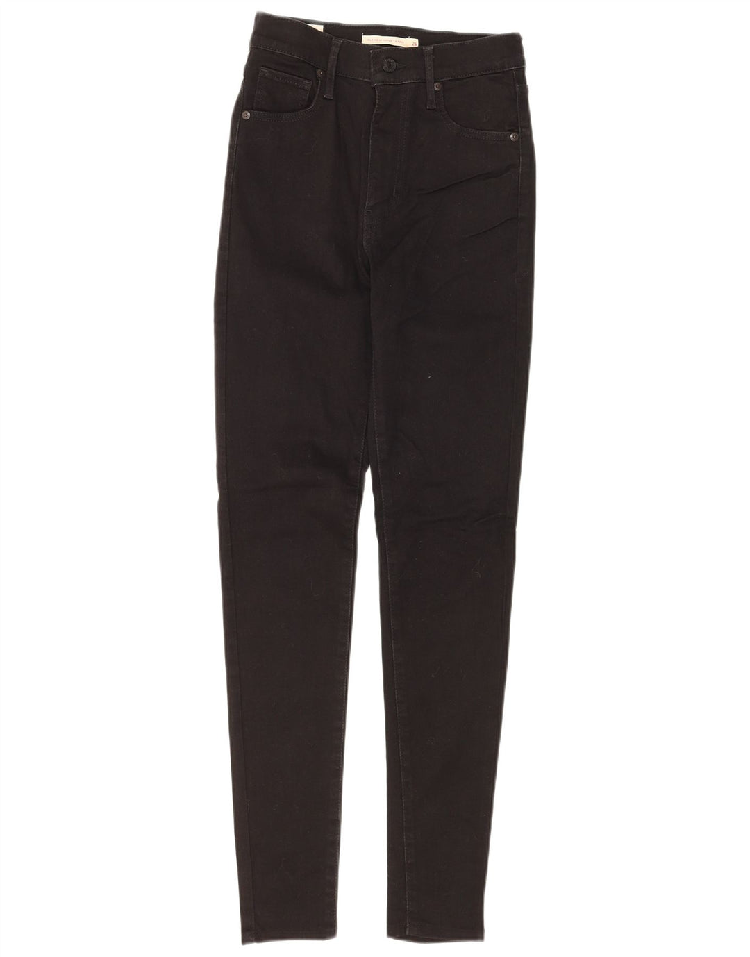 Blugi super skinny pentru femei LEVI'S Mile High W26 L30 bumbac negru