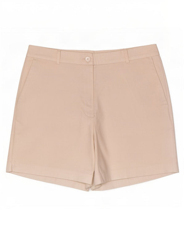 Pantaloni scurți chino cu talie înaltă Zara pentru femei, mari W30, albi