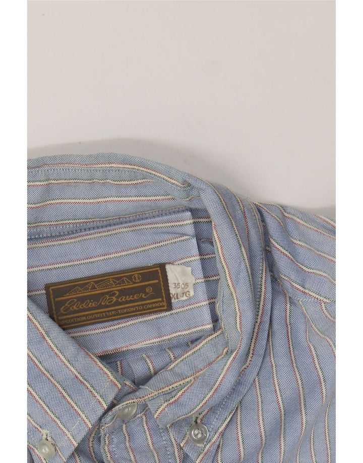 Cămașă pentru bărbați EDDIE BAUER XL Blue Pinstripe