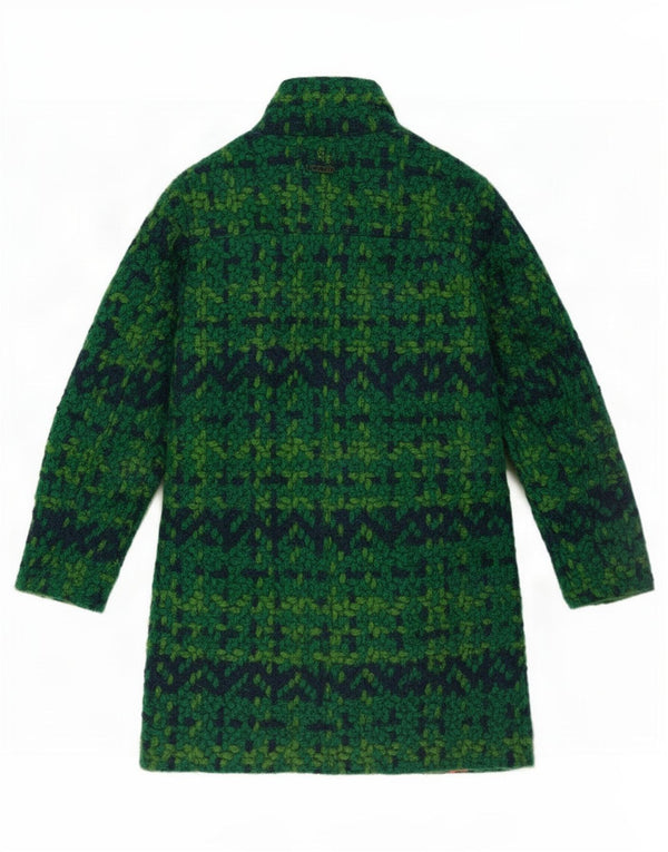 Palton pentru femei Desigual EU 44 XL Poliester geometric verde