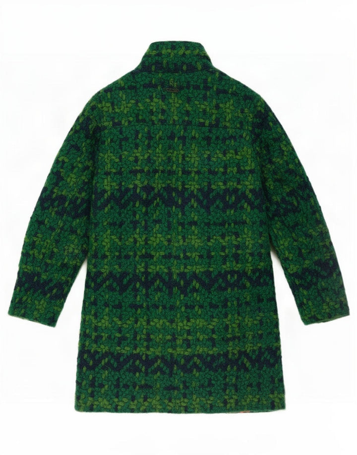 Palton pentru femei Desigual EU 44 XL Poliester geometric verde