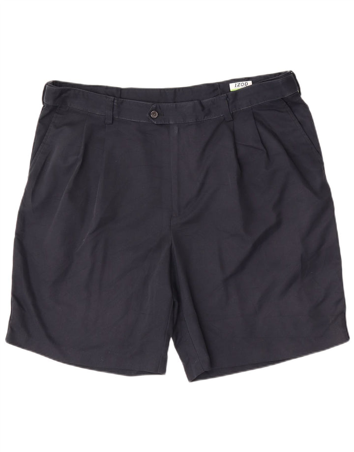 Pantaloni scurți chino pentru bărbați Izod W42 2XL poliester bleumarin