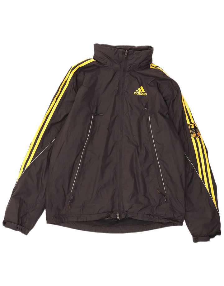 Jachetă pentru bărbați Adidas Germania Graphic Windbreaker UK 38/40 Medium Negru Nylon