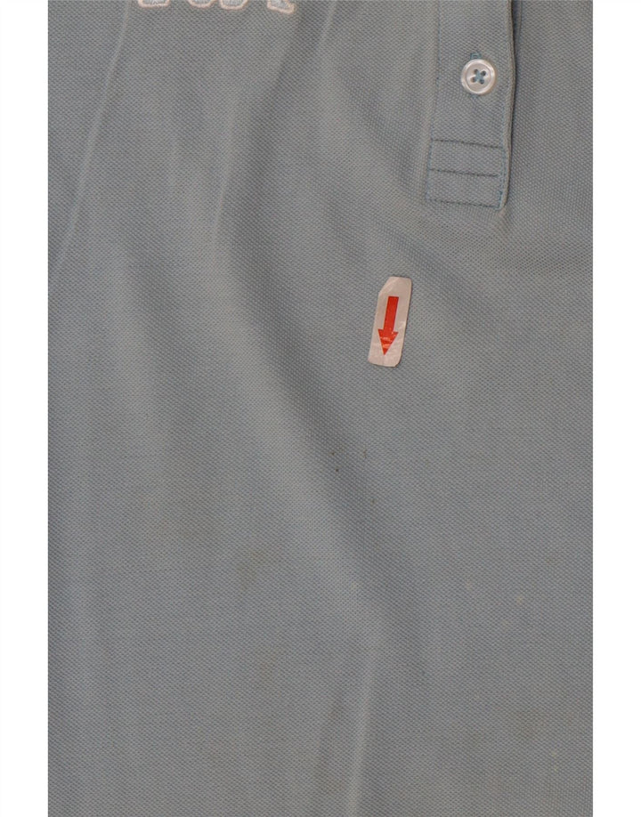 Tricou polo Kappa pentru femei UK 12, bumbac albastru mediu