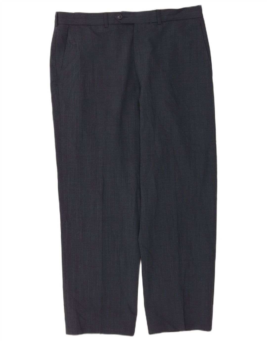 Marks & Spencer Pantaloni drepți pentru bărbați L34 L29 Poliester bleumarin