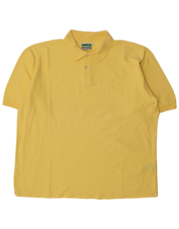 Tricou Polo Barbati Diadora IT 54 XL Bumbac Galben