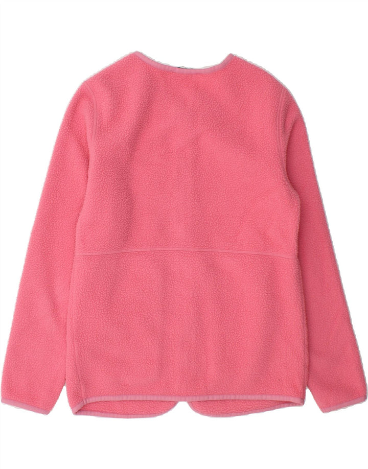MARKS & SPENCER Womens Fleece Jacket UK 6 XS Pink Polyester Vintage Marks & Spencer and Second-Hand Marks & Spencer from Messina Hembry 