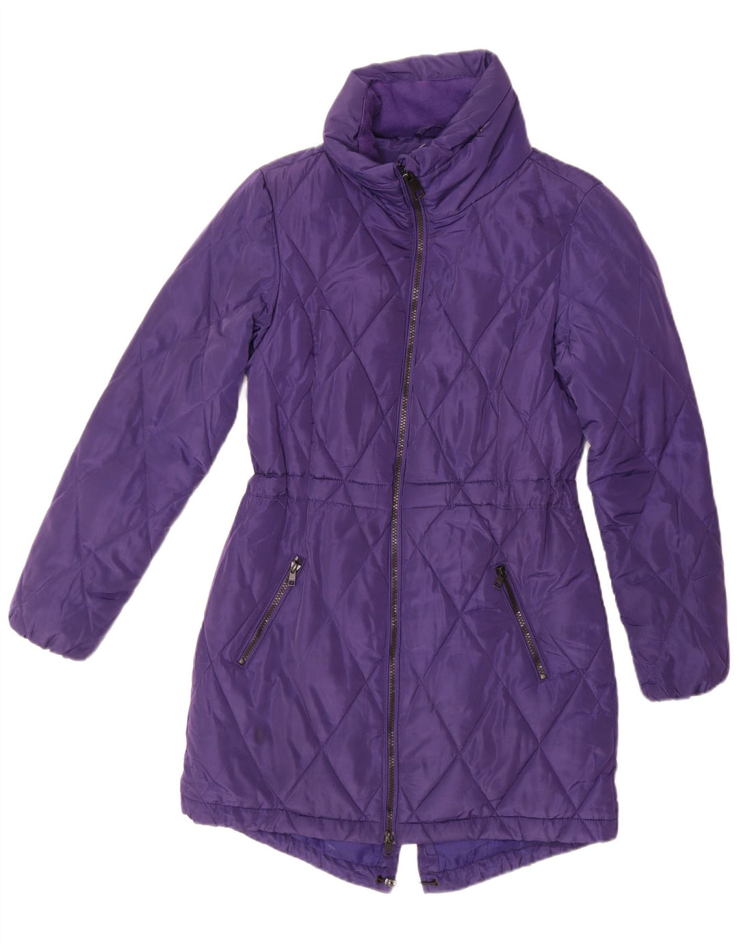 Palton căptușit pentru femei Marks & Spencer UK 8 Poliester violet mic