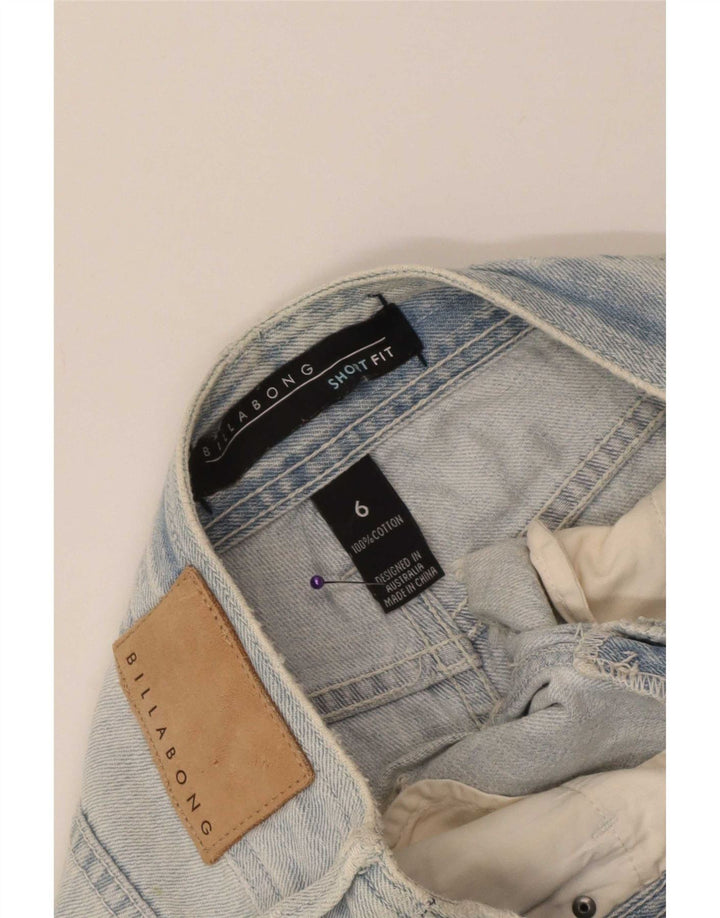 Pantaloni scurți din denim învechit pentru femei Billabong US 6 Medium W30 Bumbac albastru