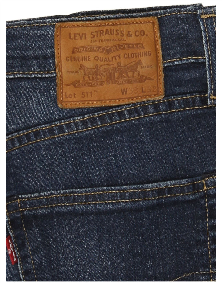 Blugi drepti pentru bărbați Levi's 511 W33 L28 Albastru