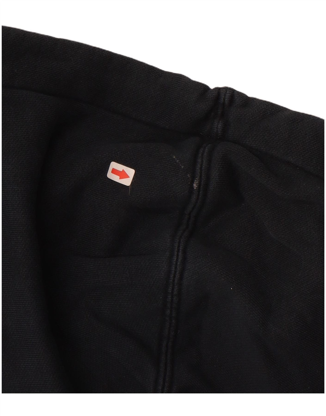 Pulover PUMA cu capota cu fermoar grafic pentru femei UK 10, bumbac negru mic