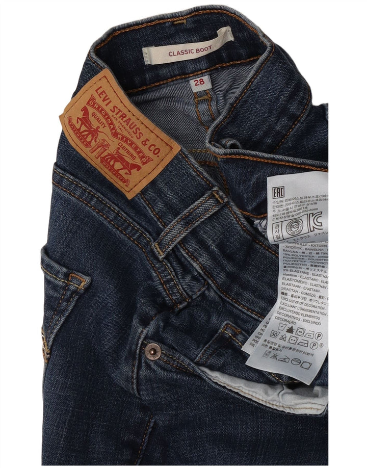 Blugi Levi's Classic Bootcut pentru femei W28 L32 Bumbac albastru