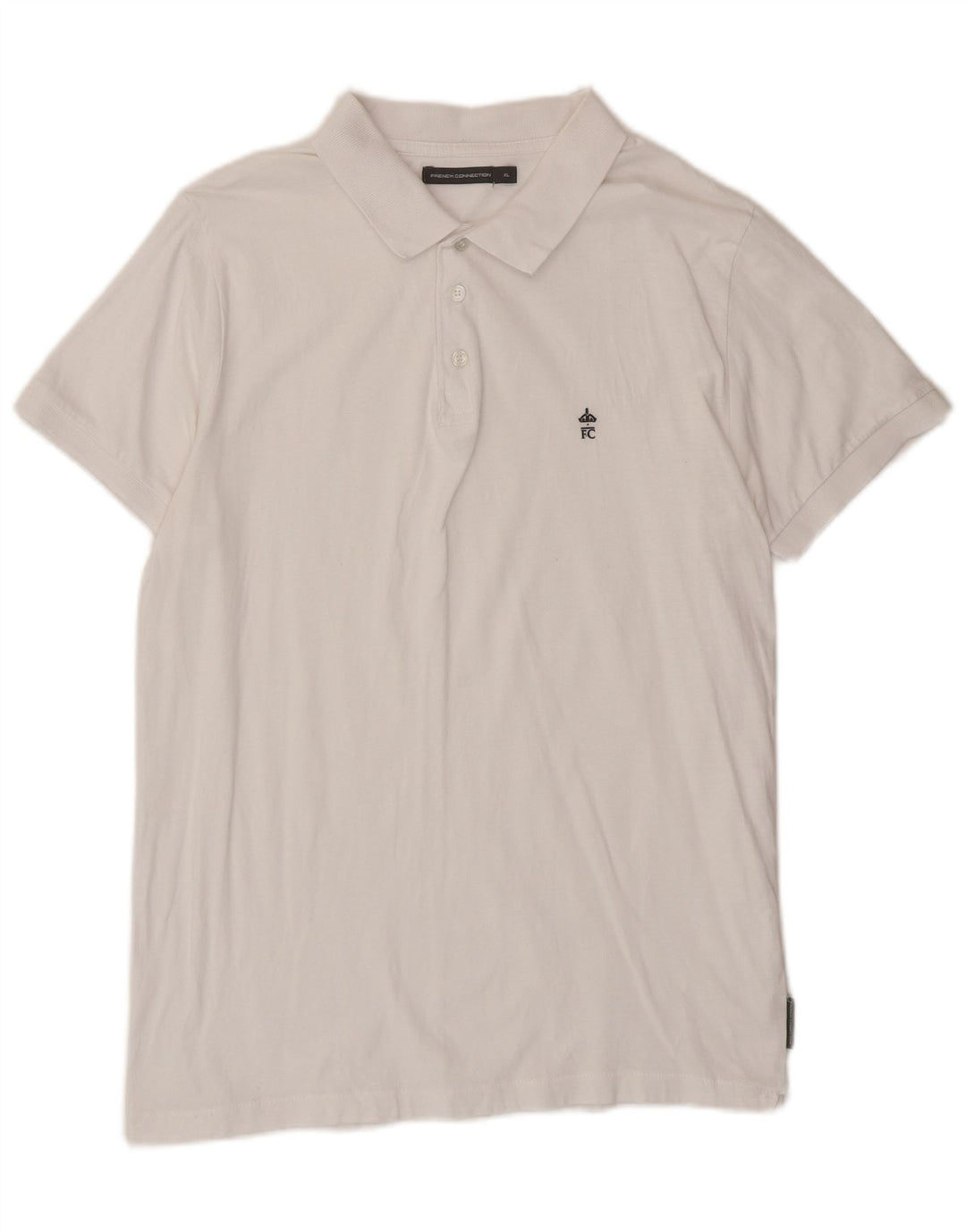 Tricou polo pentru bărbați French Connection XL, bumbac alb