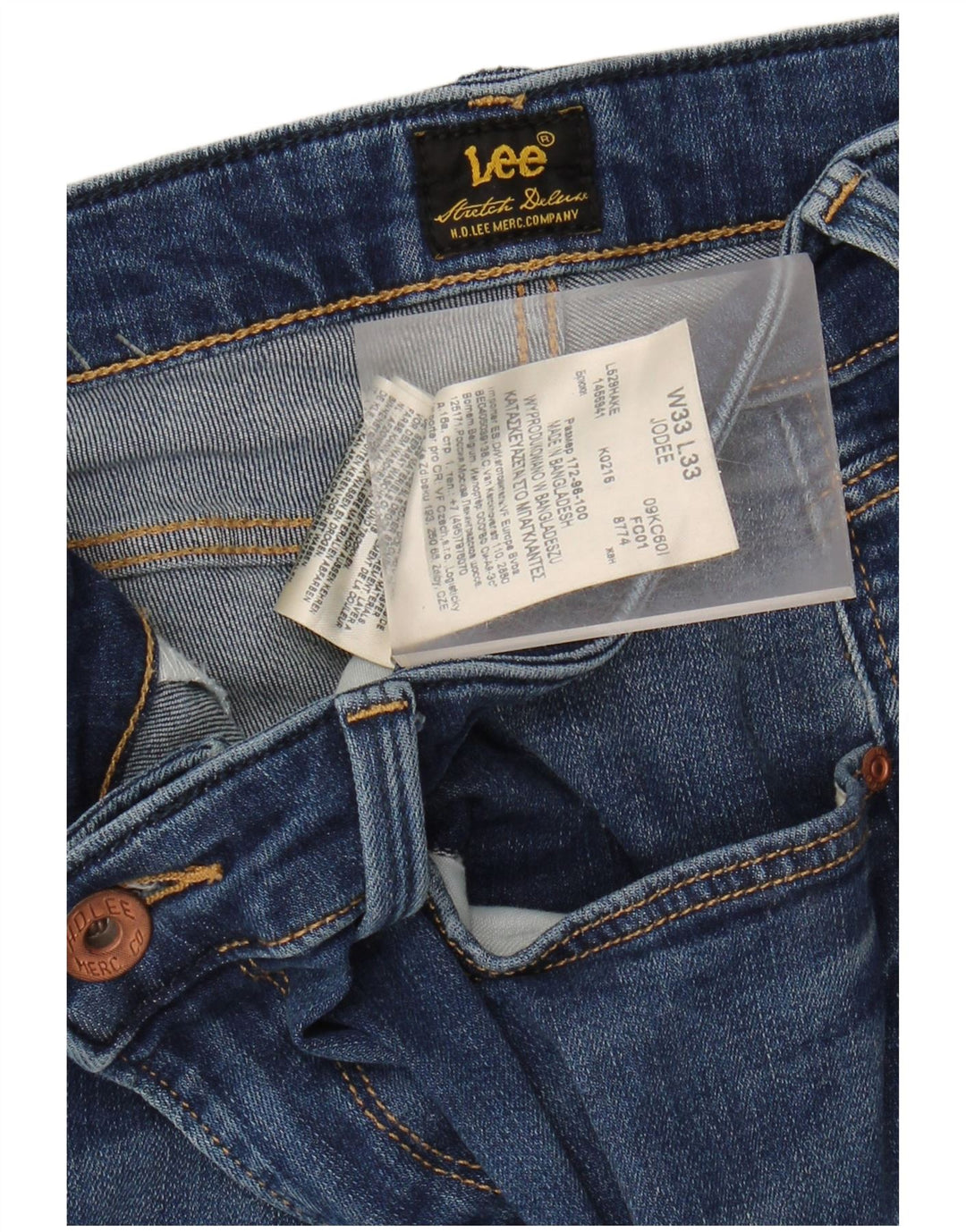 Blugi skinny Lee Jodee pentru femei W33 L28 Bumbac albastru