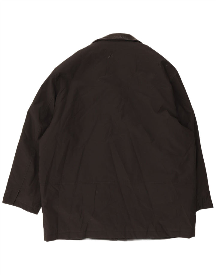Palton pentru bărbați Hugo Boss EU 52 XL negru policlorid