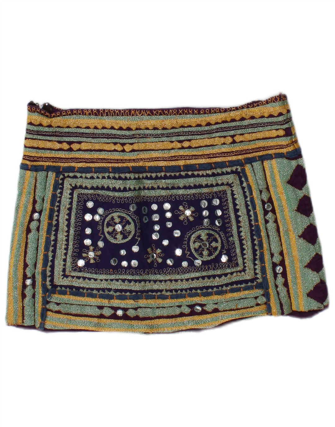 Fusta Mini Zara Femei Medium W28 Multicolor Geometric