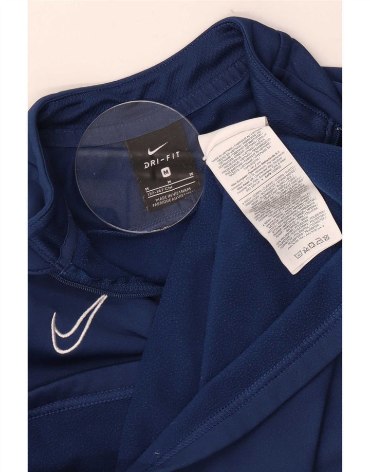 Trening Nike pentru băieți Dri Fit Pullover Top 10-11 ani, mediu bleumarin