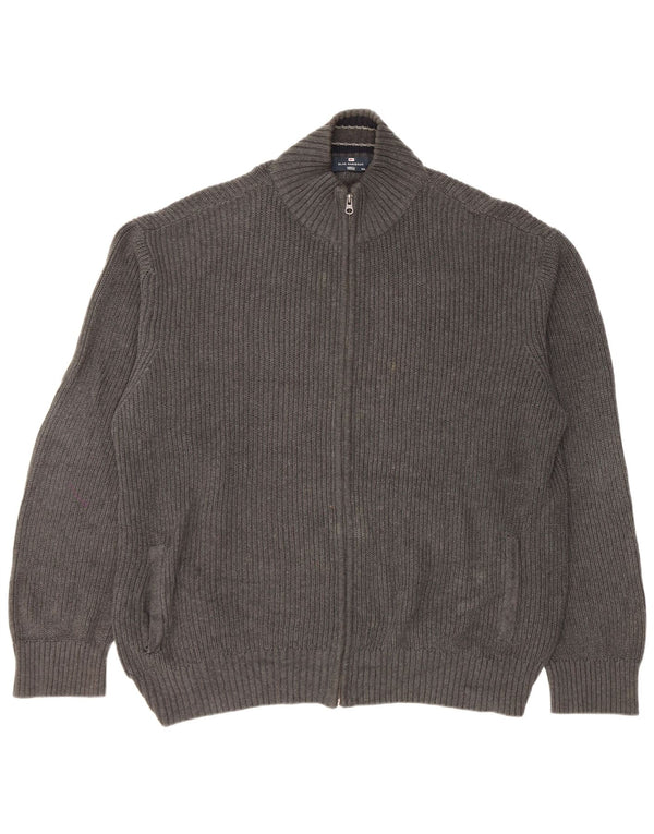 Pulover Cardigan Blue Harbour pentru bărbați Marks & Spencer, bumbac gri 2XL