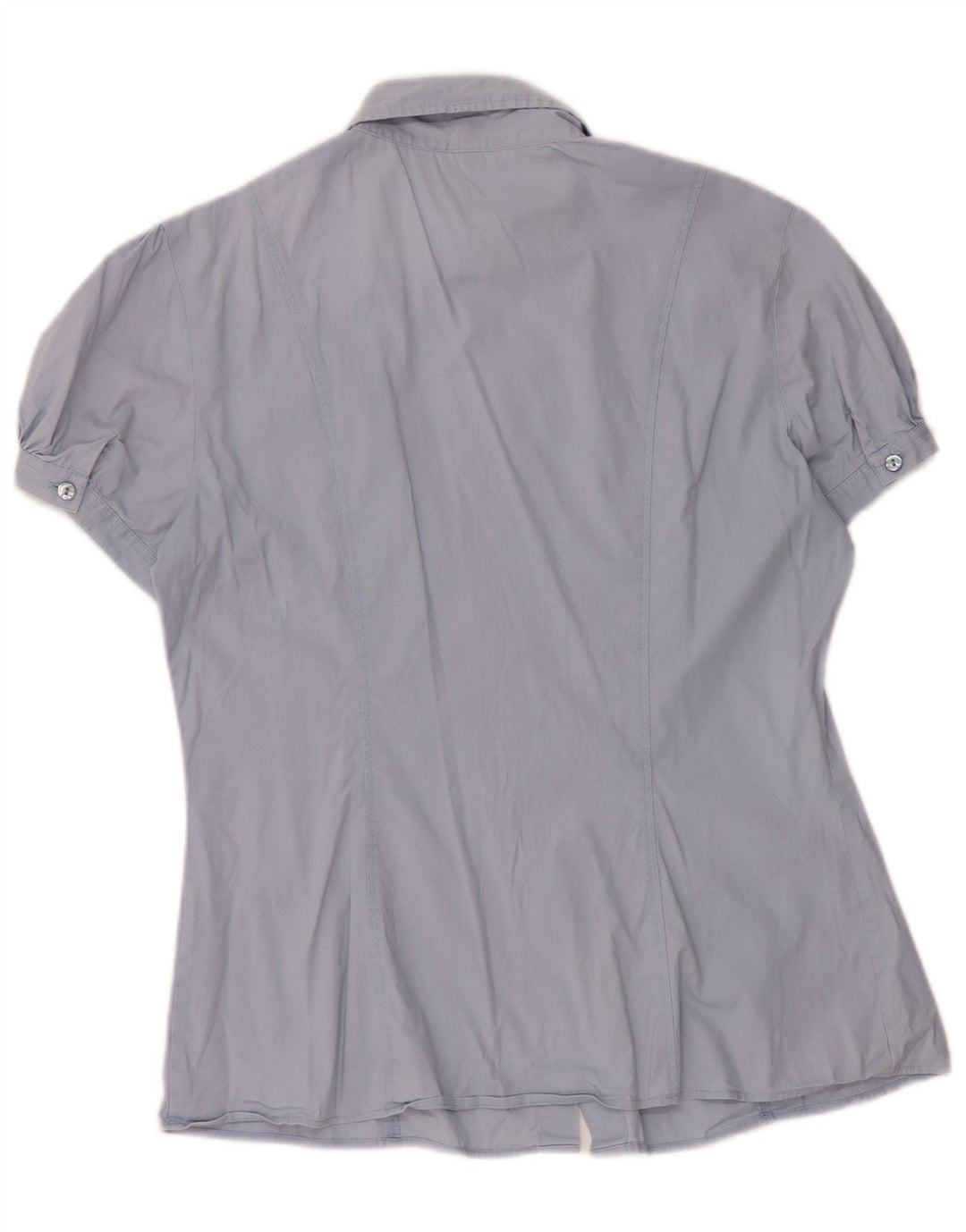Cămașă Benetton cu mânecă scurtă pentru femei UK 12 Medium Blue