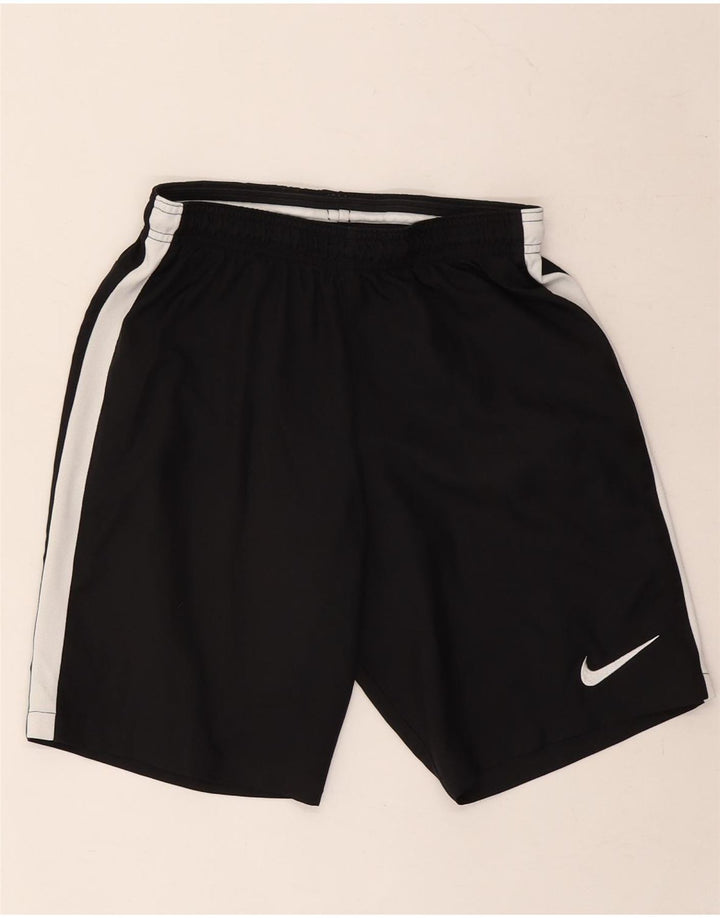 Pantaloni scurti sport NIKE Dri Fit pentru bărbați, negru, poliester color bloc