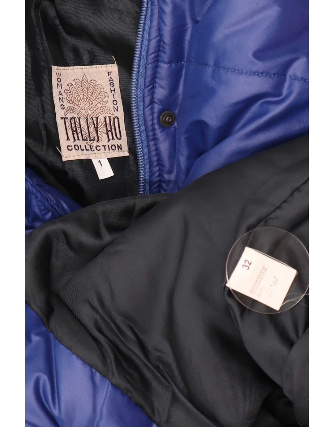 Palton căptușit supradimensionat pentru femei Tally Ho EU 32 2XS Poliester albastru