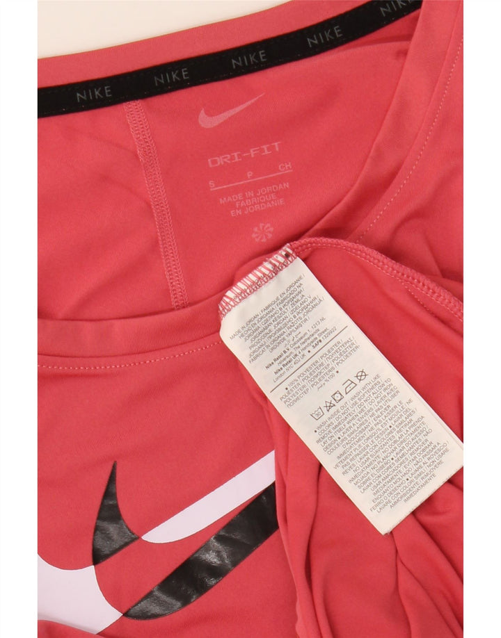 Tricou grafic pentru femei NIKE Top UK 10 Small Red Poliester