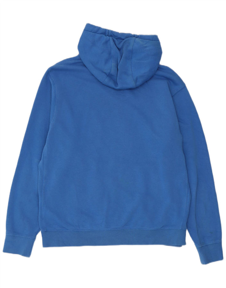 Pulover Nike pentru bărbați cu glugă, mare, albastru, bumbac
