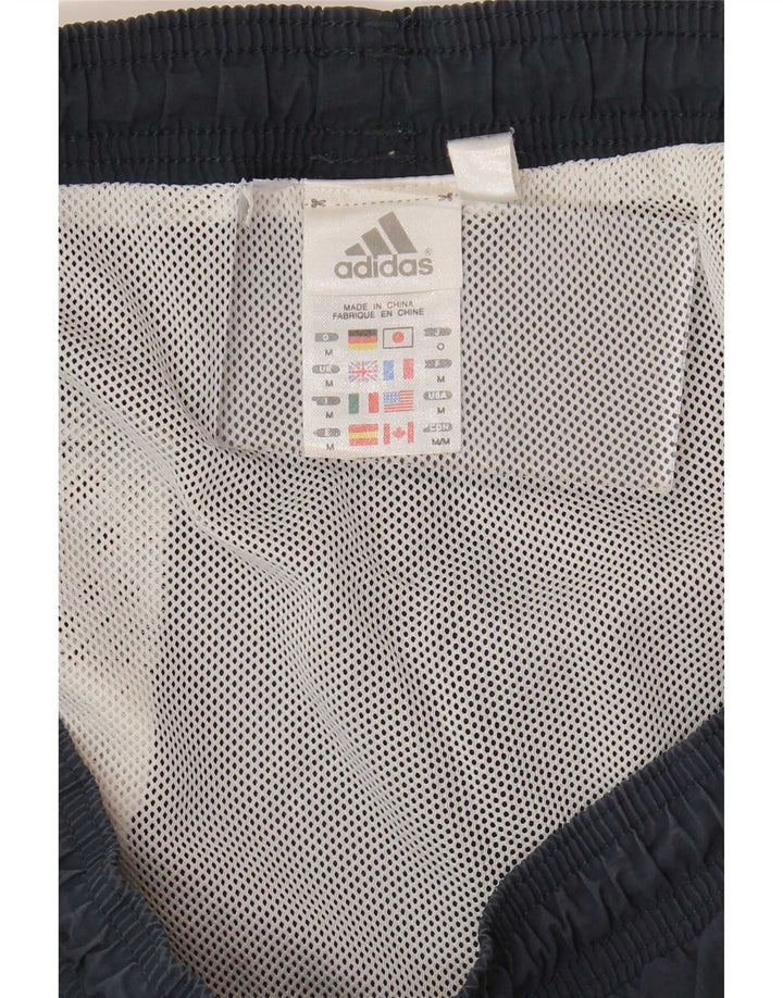 Pantaloni scurți sport grafic Adidas pentru bărbați, medii, albastru, poliamidă