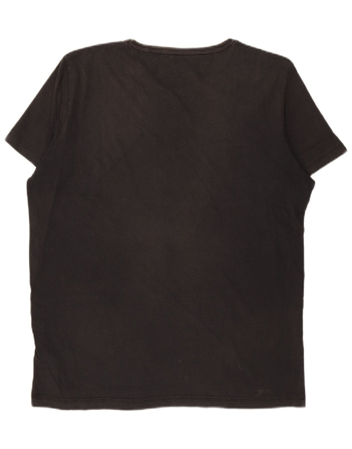 JACK & JONES Tricou grafic pentru bărbați Top XL Bumbac negru