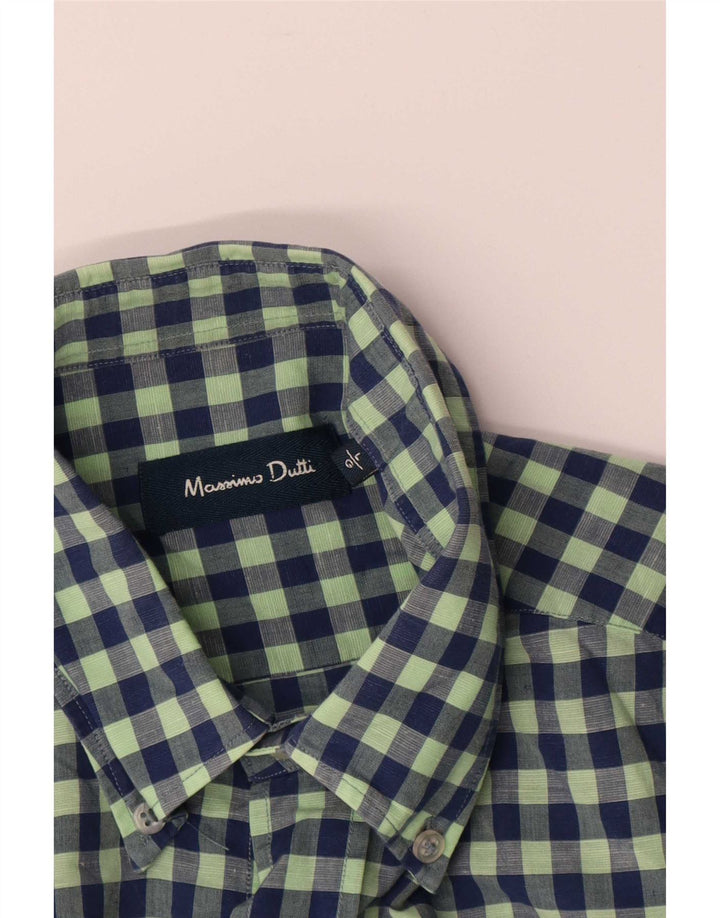 Cămașă Massimo Dutti pentru bărbați, mare, verde