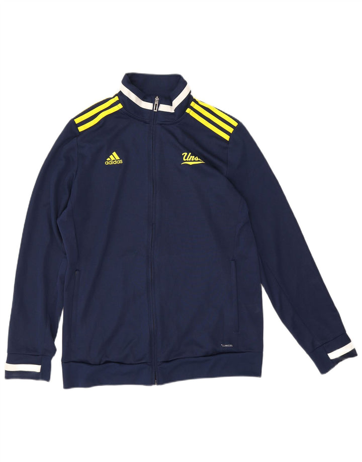 Jachetă de top pentru trening Climacool pentru bărbați Adidas, mare, albastru bleumarin
