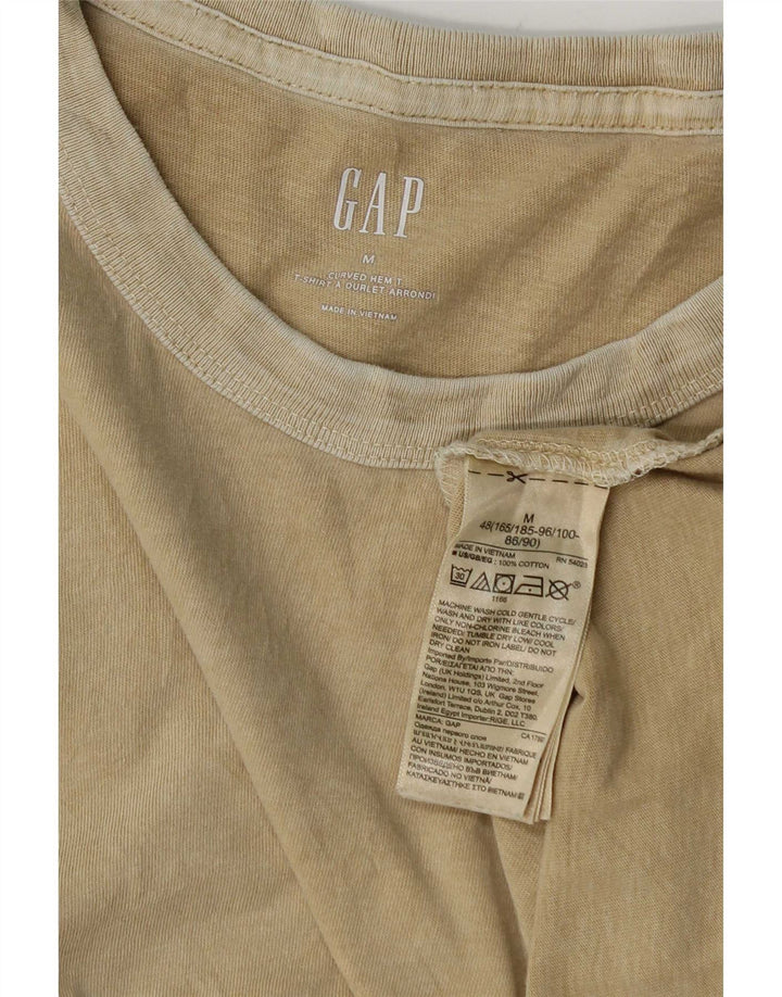 Tricou Bărbați Gap Top Mediu Bej Bumbac
