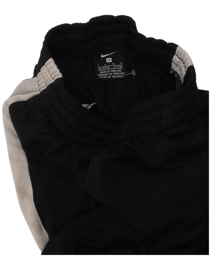 Pantaloni de trening Nike pentru băieți 6-7 ani, mari, negru, poliester color bloc