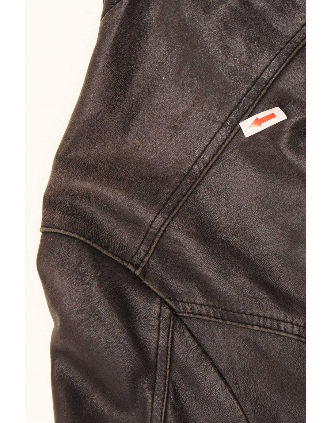 C.D.P. Jachetă de piele pentru bărbați IT 46 Small Black