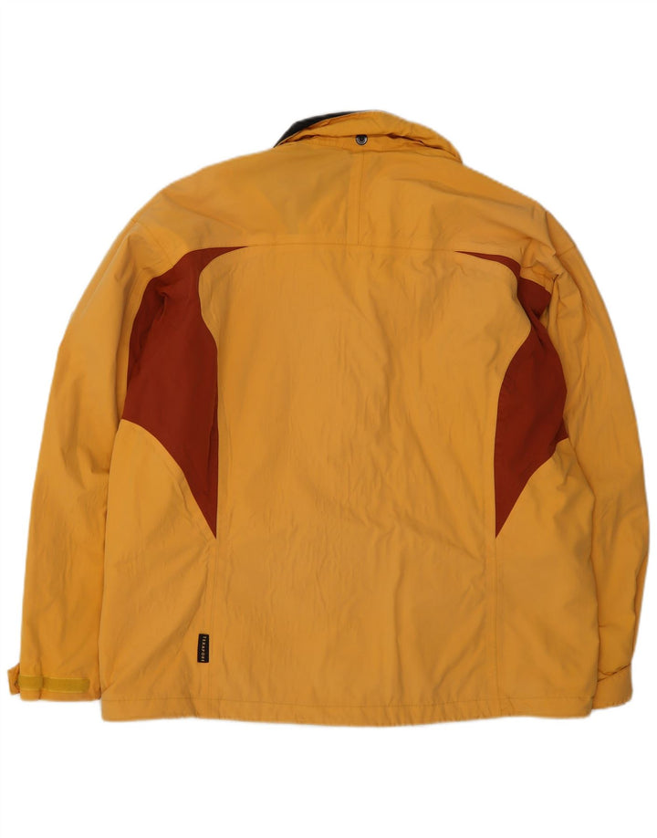 Jack Wolfskin Jachetă de ploaie supradimensionată pentru femei UK 18 XL Galben Colorblock