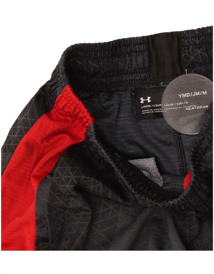Pantaloni scurti sport UNDER ARMOUR Băieți Heat Gear 9-10 Ani Mediu Negru Geometric