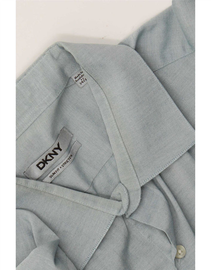 Cămașă pentru bărbați Dkny Slim Fit Mărimea 17 XL Albastru
