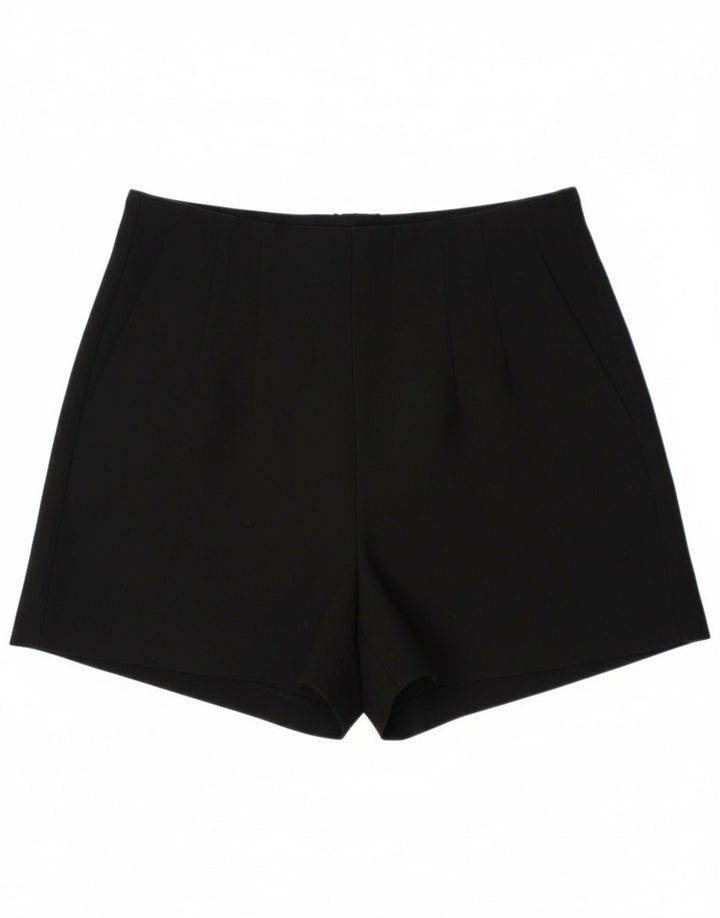 Pantaloni scurți chino pentru femei Zara Medium W28 Poliester negru