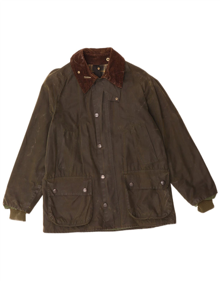 Jachetă pentru bărbați BARBOUR Bedale din bumbac cerat UK 38 Medium Khaki