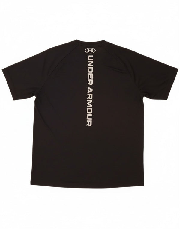 Tricou grafic pentru bărbați Under Armour Top Medium Negru Poliester