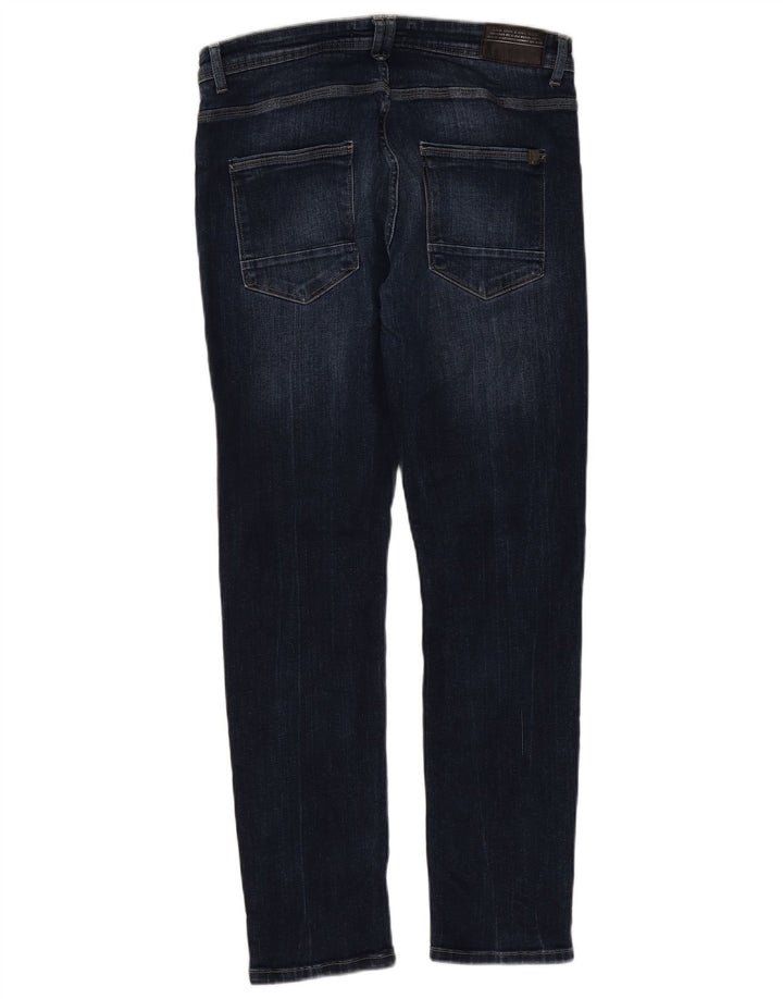 Blugi slim pentru bărbați Zara EU 44 Large W34 L31 Albastru