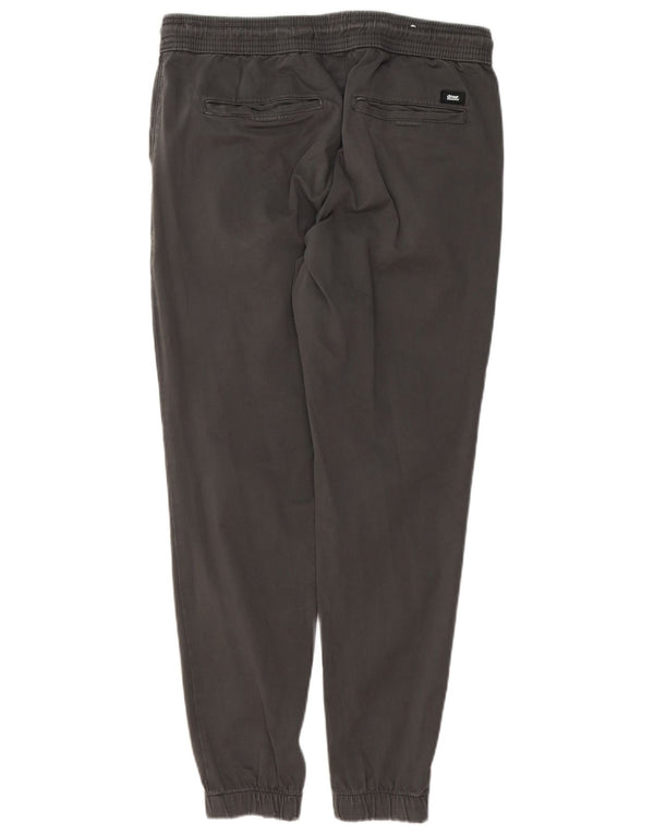Zara Mens Joggers Chino Trousers Medium W32 L28 Grey Cotton