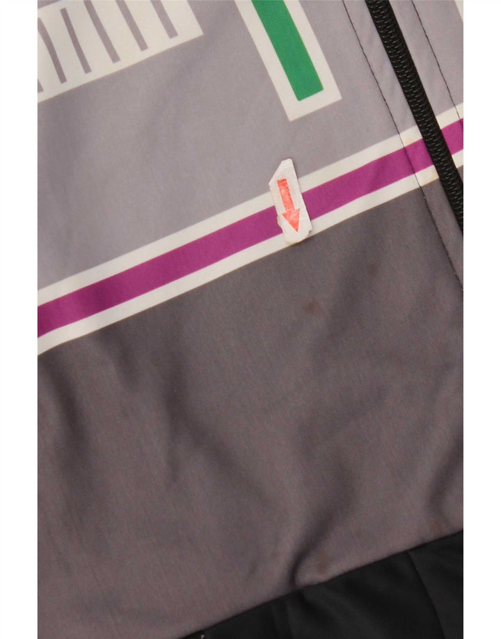 F.LLI Campagnolo Mens Trening Top Jacket UK 36 Small Black Colorblock