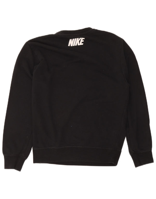 Pulover grafic pentru bărbați Nike XS bumbac negru