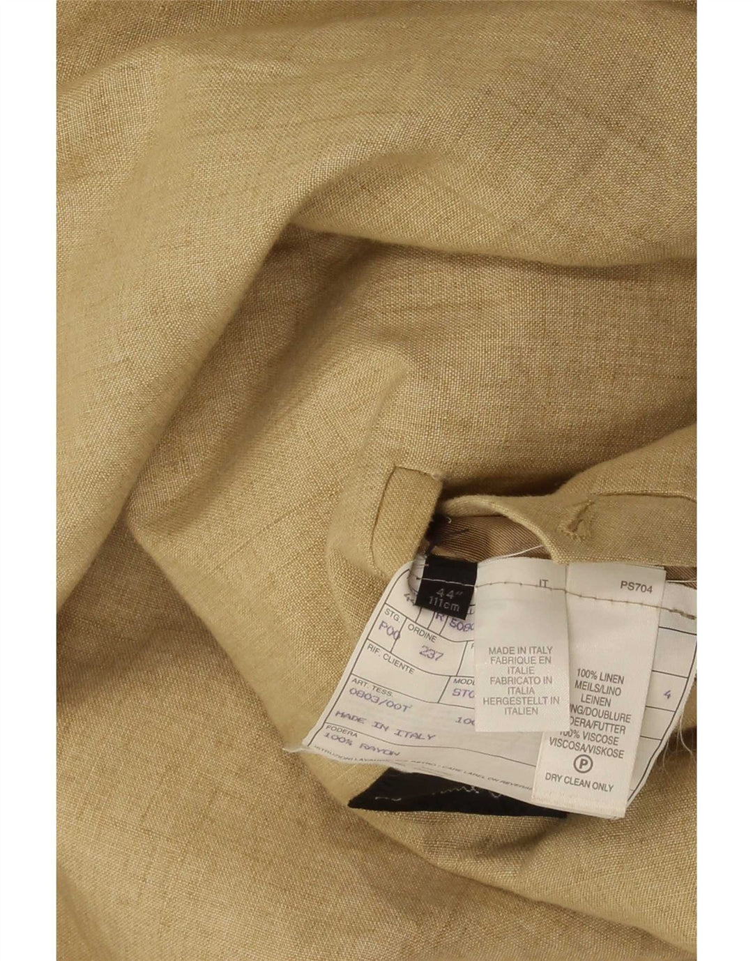 Sacou Paul Smith pentru bărbați, cu 3 nasturi, UK 44 2XL, in bej