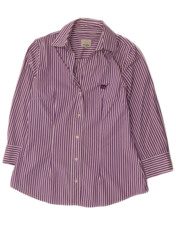 Cămașă pentru femei Henry Cottons cu mâneci 3/4 IT 44 Medium Purple Pinstripe Bumbac