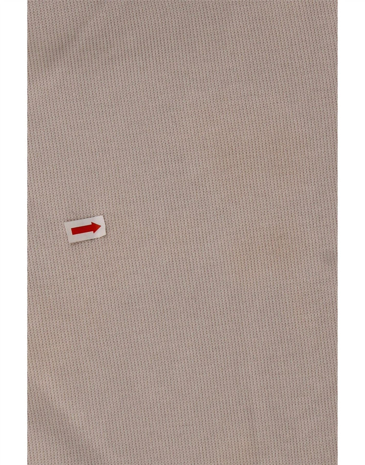 Top pentru bărbați HUGO BOSS cu mânecă lungă XL din bumbac color-bloch alb