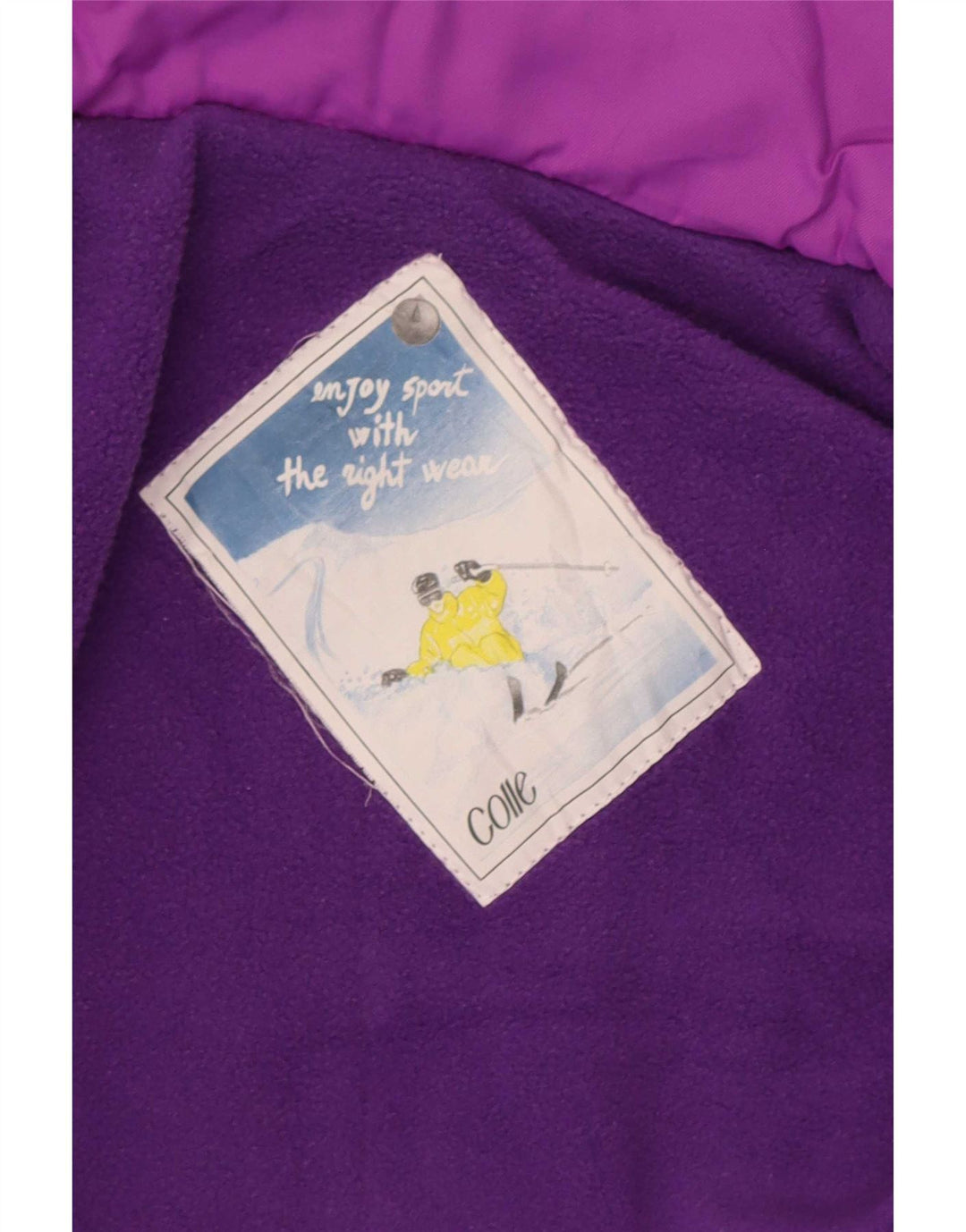 Salopetă de schi Colle pentru femei UK 12 Medium Purple Colorblock