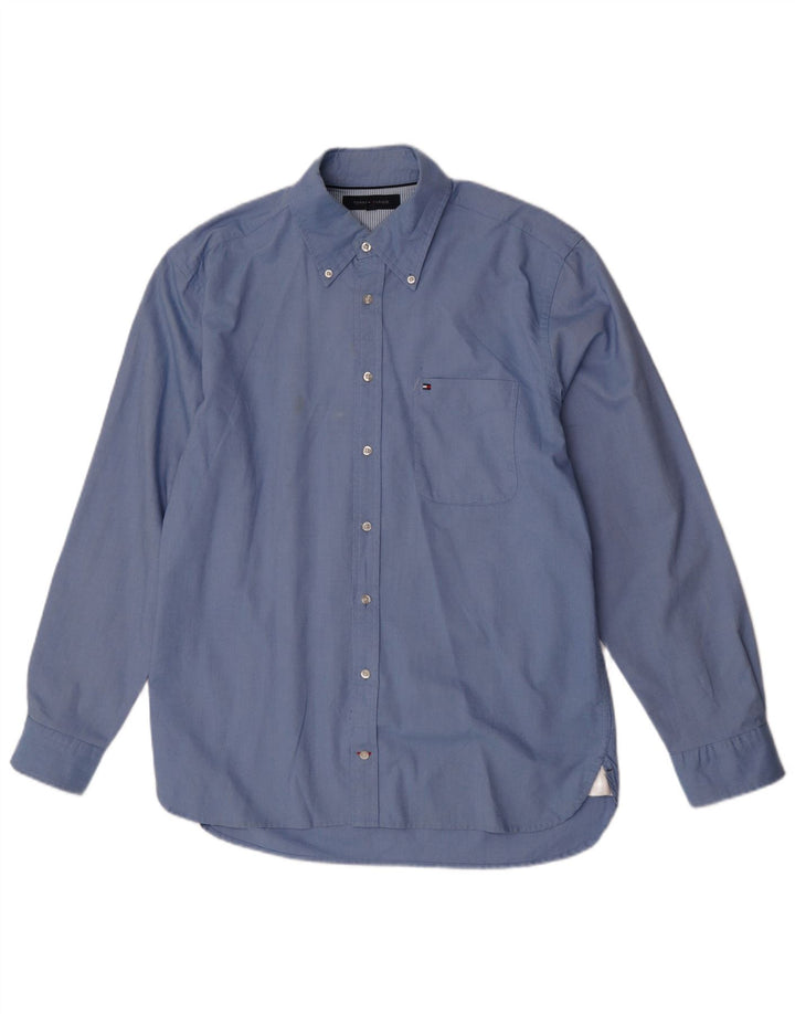 Cămașă pentru bărbați Tommy Hilfiger, mare, albastru, bumbac